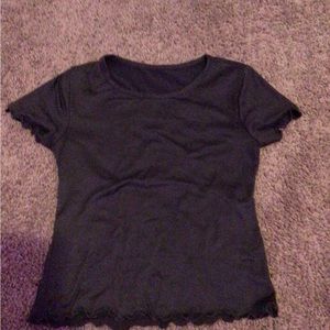 Black top with little squiggles